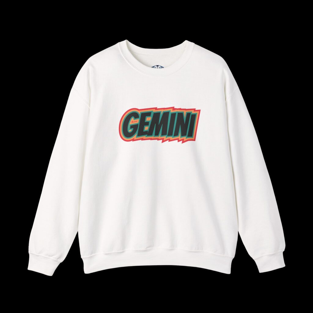 Gemini Zodiac Sweatshirt | Unisex Heavy Blend™ Crewneck for Astrology Lovers